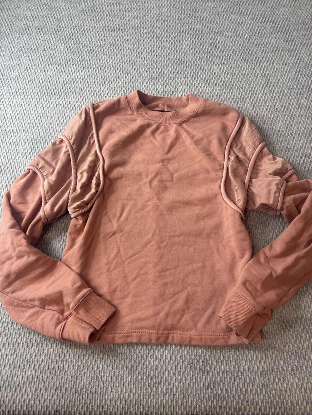 RTA Sweatshirt Gael Powder Pink Sz Sz Womens